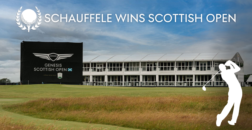 Schauffele Wins Genesis Scottish Open 2022